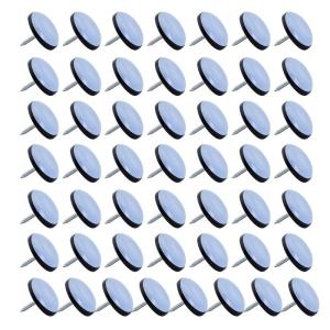 50Pcs Practical Round Furniture Sliders Floor Protectors Convenient for Table Chair Sofa Cabinet Legs Daily Use