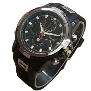 AJ SHOP Jam Tangan Sport Lasebo LSB-865 Jam Tangan Pria Dual Time  Anti Air BONUS BATERAI CADANGAN