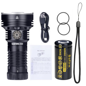 Sofirn IF30 LUMINUS SFT40 LED Flashlight Powerful 12000lm 32650 Battery Lanterna USB C Rechargeable Torch Outdoor Light