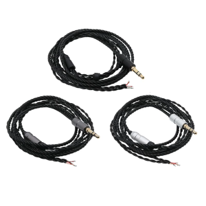 Tự làm cáp tai nghe stereo 3.5mm bán thành phẩm PVC dây đeo tai nghe 120cm để tăng cường âm thanh