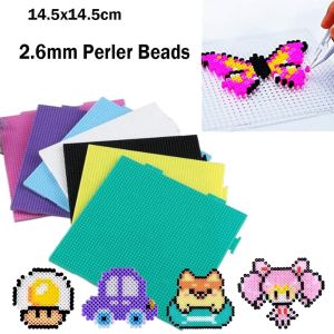 HORIZONSTORE63RE8 High Quality Perler Hama Beads Three-dimensional Handmade Crafts Decor Bean Board Creative 5252 Dot 2.6mm Bean Board Handmade Craft