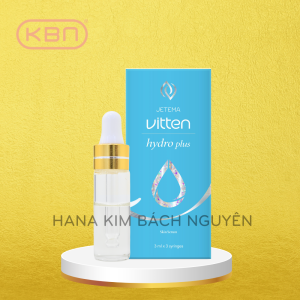 Tinh Chất Hydro Plus Căng Bóng Tăng Sinh Tế Bào VITTEN 9ML/3 Ống