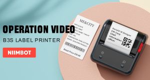NIIMBOT B3S เครื่องพิมพ์ฉลากความร้อนแบบพกพาบลูทู ธ เครื่องผลิตฉลากไม่มีหมึกความปลอดภัยการสื่อสาร ซุปเปอร์มาร์เก็ตแท็กราคาเครื่องฉลากสมาร์ทสำหรับโทรศัพท