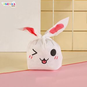 FR-C1181 Plastik Goodie Bag Kecil Karakter Kelinci / Plastik Bingkisan Ultah Anak Rabbit Plastic Bag