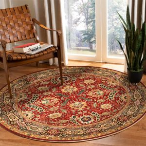 Printed Carpet Vintage Elegance Floor Mat Have a Long History Cost-effective Artistic Flavor