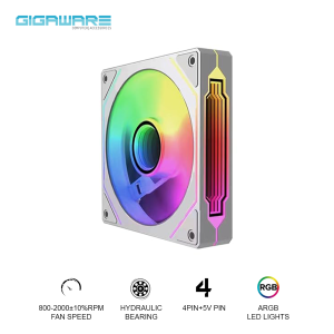 Jungle Leopard Prism 4 Pro ARGB CPU Fan 120mm 4Pin+5V 3PIN Interface Infinity Mirror Light Effect