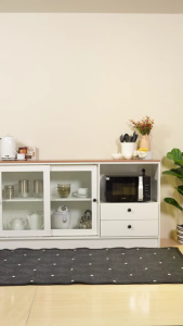 SB Design Square KUCHE ตู้ครัว ขนาด 160 ซม. รุ่น Robus สีขาว (160x40x85 ซม)