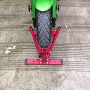 Heavy Duty Motorcycle Front Wheel Stand Fixed Parking Frame Front Wheel Support Paddock Stand Universal