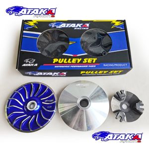ATAKA RACING Pulley Kit CVT Rumah Roller Set NMAX 155 new / AEROX / NMAX old 13.5 13.85