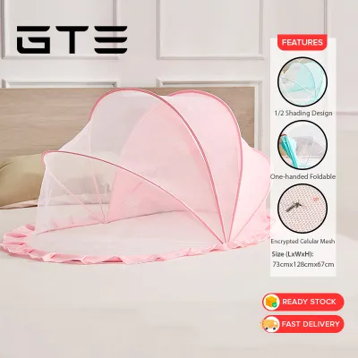 GTE Baby Mosquito Net Portable Folding Mosquito Net Shading Baby Anti Mosquito Full Cover Kelambu Bayi Tempat Tidur Boleh Lipat - Fulfilled by GTE SHOP