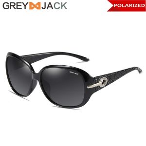 Grey Jack Kacamata Sunglasses Polarized Anti UV 400/Anti Silau Design Mewah Fashion Wanita Terbaru 3038