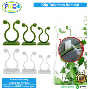 Klip Penjepit Kabel Tempel Clip Tanaman Rambat Jepit Tangkai Batang Bunga Tape Kuat Serbaguna