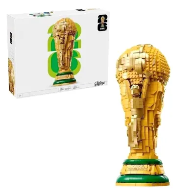 【Ready Stock】2026 World Cup Hercules Cup Assembled Building Blocks Toy Gift