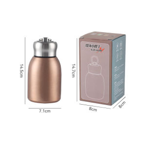 CucuLemon Mini Termos Air Panas Tumbler Stainless Steel Botol Minum 300ml Accessories kopi CL-02