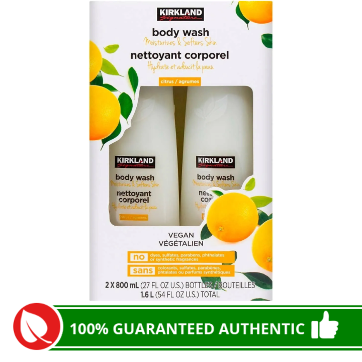 Kirkland Signature Citrus Vegan Body Wash 27oz 2pack Lazada PH