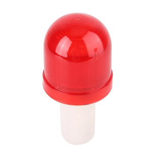 Red Battery Powered Flashing Led Traffic Cone Warning Light