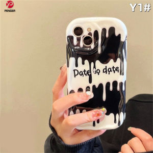 (Lokal Ready) PENGER Casing hp Realme C53 C55 C33 C31 C30 C35 C21Y C25Y C11 C20 C15 C12 C25S Realme 10 5 5i 6i C3 8 7 6Pro C2 8i 7i C17 A1K Kreatif Glossy Lembut 3D Bergelombang Melengkung Penutup Tepi Softcase