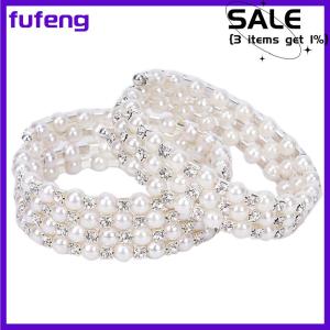 fufeng Multilayer Wide Elastic Cuff Bracelet Bangle Wristband Jewelry