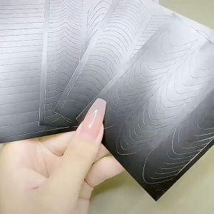 French Manicure Nail Art Sticker Strips Nail Art French Tip Guide Stickers French Nail Strips DIY Nail Art Stickers