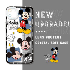 Hontinga Casing Case For Realme C75 C61 C63 C65 Note 50 C67 4G C53 C51 NFC C55 C11 C12 C25 C25S C30 C33 Case Transparent Clear Case Mickey Minnie Mouse Soft Silicone Rubber Cases Back Cover Phone Casing Softcase For Girls