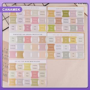 【CANAMEK】 Mr. Pen- Bible Tabs 5 Tabs Boho Theme Laminated Bible Tabs For Women And Men Bible Tabs For Study Bible Bible Index Tabs