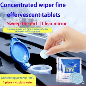 Hot! 10pcs Car Solid Cleaner Effervescent Tablets Spray Cleaner Car Window Windshield Glass Cleaning Auto Accessories
