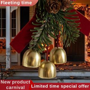 Fleeting time Butterfly Knot Pinecone Bell Hanging Ornament Wall Car Gate Xmas Tree Pendant Ornament Home Christmas Tree New Year Decoration