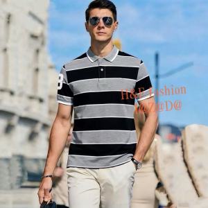 New fashion Mens polo shirt original stripes cotton 9 colors YPW