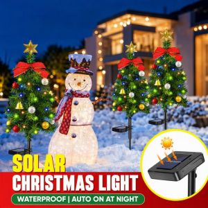 Outdoor Solar Led String Lights Waterproof Auto On Off Garden Patio Pathway Holiday Decor