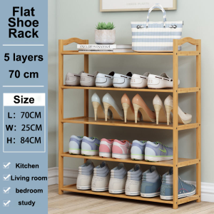 shira Bamboo Shoe Rack Multi Layers Large Capacity Cabinet Stand Shelf simple modern Shoe