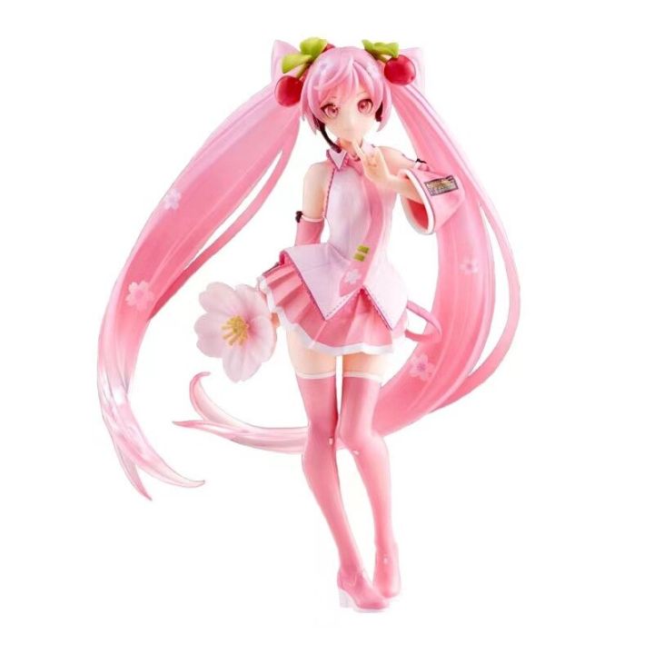 Japanese Anime New Hatsune Miku Figure Sexy Character Ornaments upskirt girl Kawai girl Decoration Toy Adult kid Birthday Gift