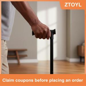 【ZTOYL】 1 pcs nách Nạng xử lý Grip đi bộ thanh xử lý Grip chống trượt kết thúc tốt đẹp mía thay thế Grips