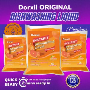 Dorxii DIY Original Dishwashing Liquid Set 2L/3L/5L Easy Mixing Formula Household Products Degreasin