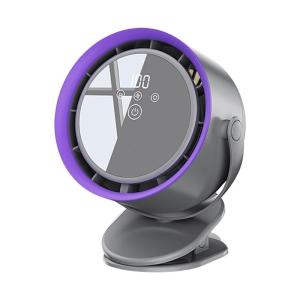 6inch mạnh mẽ Quạt để bàn với 5 tốc độ có thể điều chỉnh LED bảng điều chỉnh điện tử móc dán tường xách tay cho phòng ngủ phòng khách