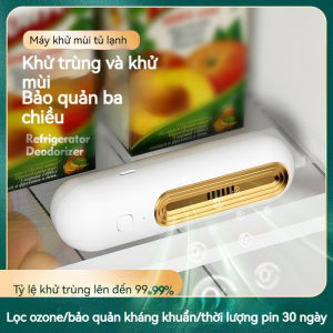 Máy Lọc Không Khí Mini Khử Mùi Tủ Lạnh Tiệt Trùng Diệt Khuẩn Công Nghệ Ozone