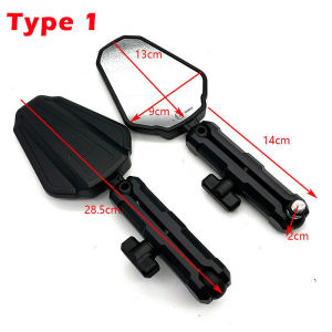 REYGEAKT For Ktm Duke Rc 200 250 390 Rc200 Duke390 Duke200 Foldable Side Mirror Handlebar Rearview 360 Rotation Wide View Aluminum Alloy Accessories 2Pcs