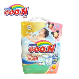 Goon (SJ) Pants ผ้าอ้อมเด็ก แบบกางเกง   ไซส์ M แพค 54 ชิ้น (1 แพ็ค)