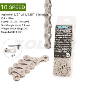 Toopre Bike Chain 6 7 8 9 10 11 12Speed 116 links compatible Shimano Sram Stainless chain for bike