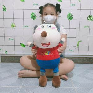 Gấu bông Wolfoo Thú bông hoạt hình Wolfoo & Lucy chính hãng mềm mịn sản phẩm cam kết như hình