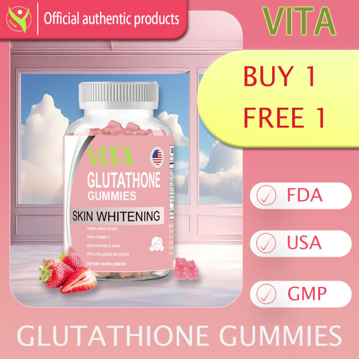 Glutathione Skin Whitening Gummies Vitamin Collagen Skin AntiAging Original Gummy White Beauty