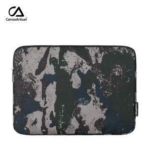 HP Pavilion 13 14 15 inch Aero Laptop Bag Sleeve Pouch Clutch Waterproof Material Polyester Case Motif Army Tas Sarung Model Smooth Zipper Quality ResletIng Fluffy Inner Cover