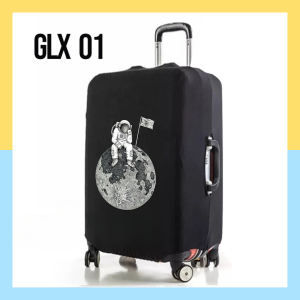 Sarung Koper 24 Inch 20 28 18 Elastis Luggage Cover Pelindung Motif Galaxy Kode GLX
