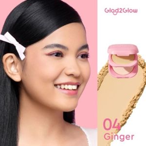 Glad2Glow Perfect Blurring Powder Foundation Glad2Glow Bedak Make Up
