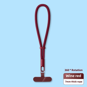 ZUZG Multi-Color Adjustable 360 Degree Rotating Phone Lanyard Self-Locking Anti-Fall Durable Wrist Strap with Clip Universal Compatibility with Easy Carry for Men and Women