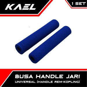 Busa Handle Jari Motor Rem-Kopling Kiri-Kanan Sarung-Cover Stang-Setang Thailand Merah-Biru-Hitam Bebek-Sport-Matic Beat FI-F1-Pop-eSP-Street/Vario 110-125-150 Old-New LED/Mio-M3-Z-S/Soul GT/X-Ride/Scoopy/Supra-X-125-Fit/Blade Honda-Yamaha-Suzuki