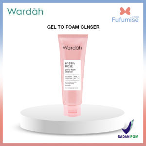 WARDAH Hydra Rose Series | Dewy Aqua Day Gel-Moisture Rich Night Gel-Foam Cleanser-Toner (BPOM)