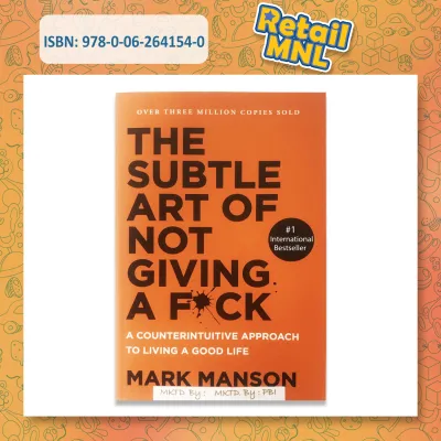 Retailmnl The Subtle Art of Not Giving a F by Mark Manson – Self-Help Paperback Book