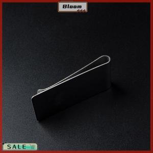 Follow Get New[Bloom Z] High Quality Stainless Steel Metal Money Clip Fashion Simple Stainless Steel Money Clip Dollar Cash Clamp Holder Wallet for Men Women