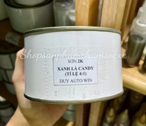 Xanh lá candy 2k tự bóng tỉ lệ 4:1 - Sơn xe máy ô tô lon 0.5kg 1kg