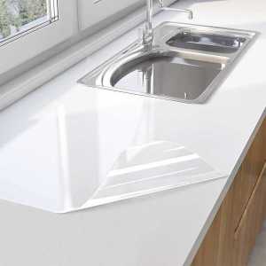 Kitchen Countertop Protective Film Waterproof Oil-proof Table Mat Cooktop Furniture Marble Tabletop Transparent Sticker